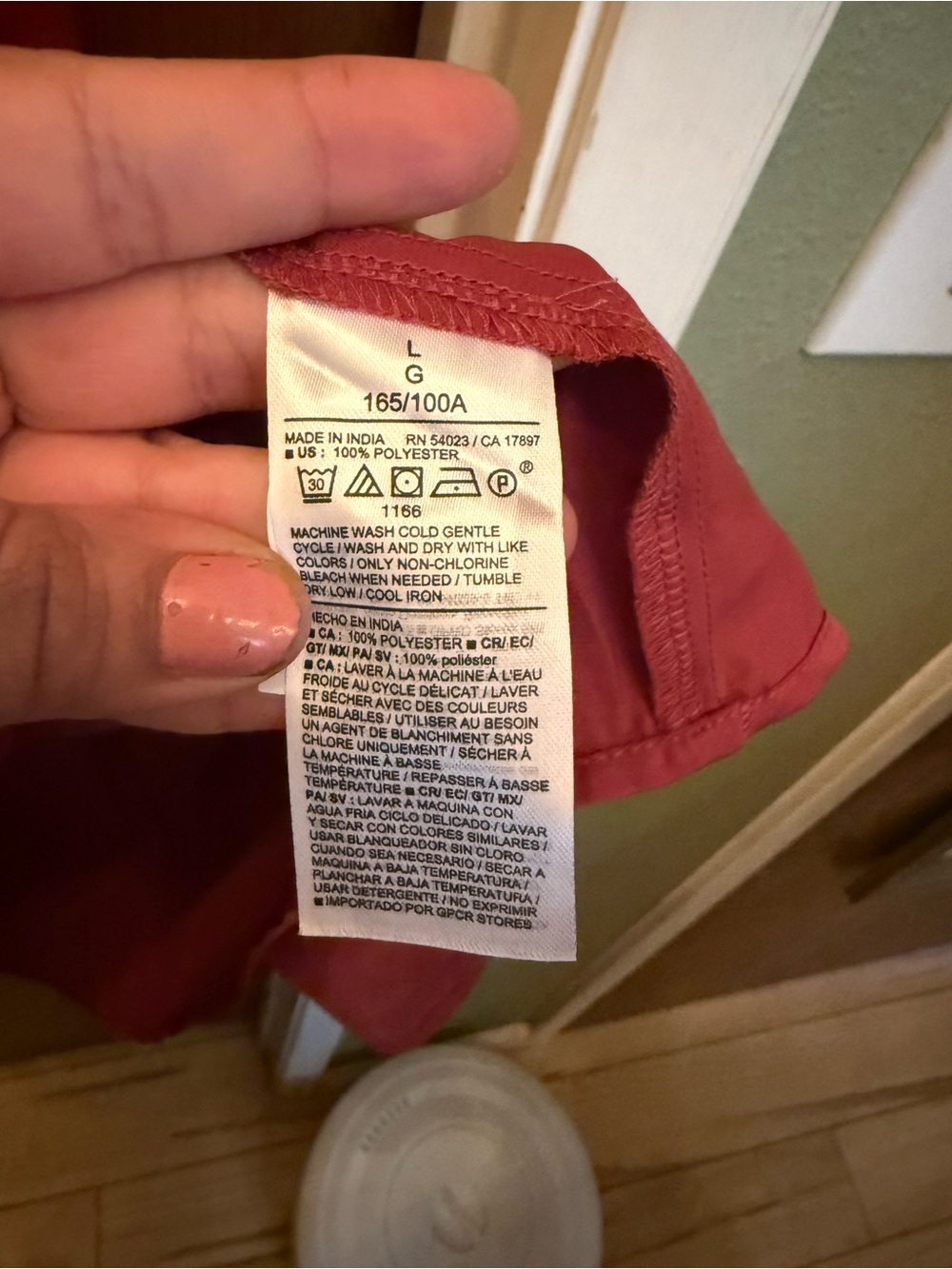 Old Navy Ruffle Tie-Front Midi Dress in Burgundy - Picture 5 of 5